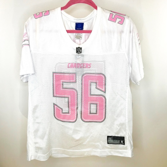 womens pink chargers jersey